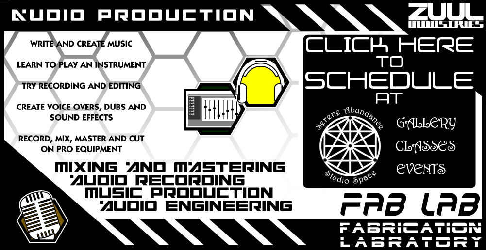 AUDIO PRODUCTION LAYOUT PANEL