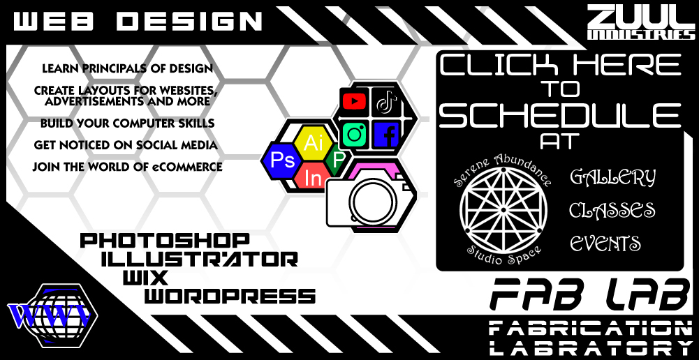 WEB DESIGN LAYOUT PANEL